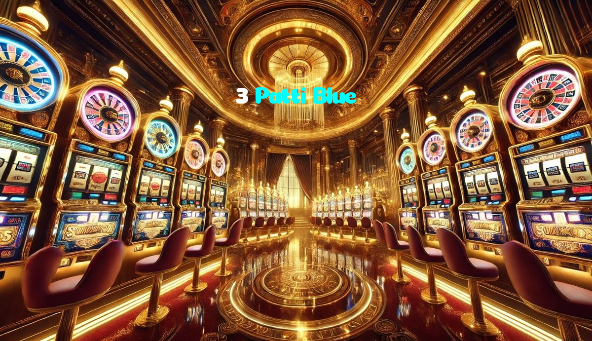 3 Patti Blue casino presented on mobile device in Pakistan with slots and live games