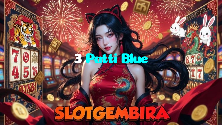 3 Patti Blue casino presented on mobile device in Pakistan with slots and live games